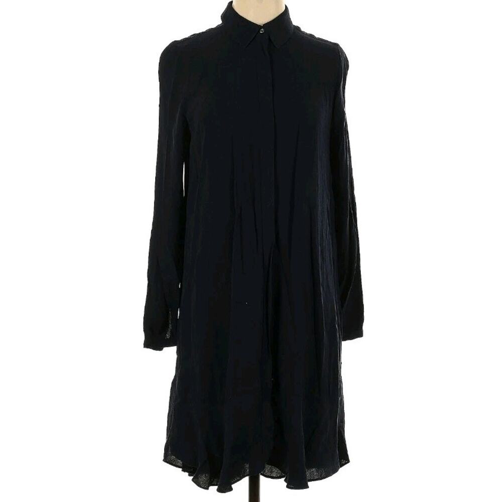 Scotch & Soda Madison Scotch Stargazer Dress Size P Viscose Navy Blue Casual